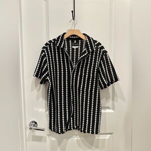 Original Use (Target) Striped Crochet Top, Size Medium